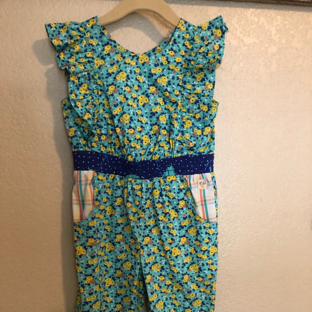 Wildflowers Romper Sz 4- NWT never worn